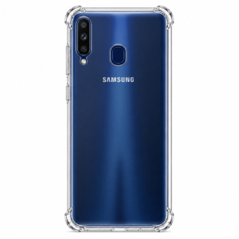 Διάφανη θήκη σιλικόνης για Samsung Galaxy A20S - διάφανη