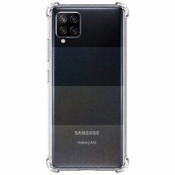 Διάφανη θήκη σιλικόνης για Samsung Galaxy A42 - διάφανη