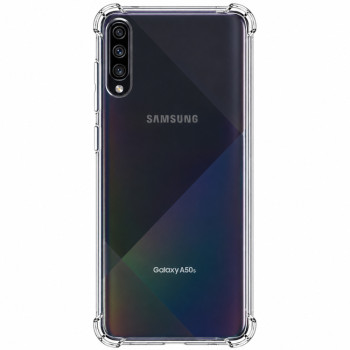 Διάφανη θήκη σιλικόνης για Samsung Galaxy A50 - διάφανη