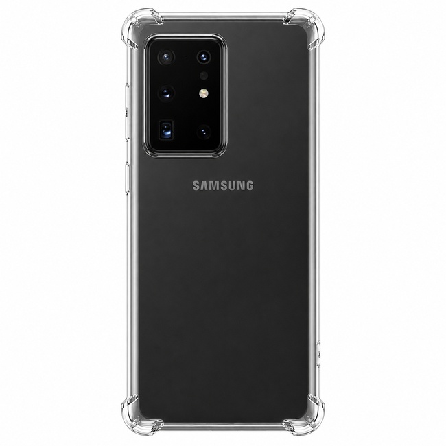 Διάφανη θήκη σιλικόνης για Samsung Galaxy S20 ULTRA - διάφανη