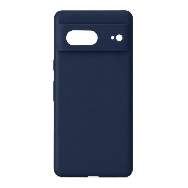 Soft Silicone Case for Google Pixel 7 - Navy Blue