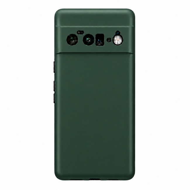 Soft Silicone Case for Google Pixel 6 Pro - Dark Green