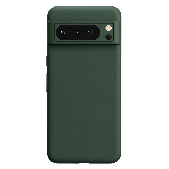 Soft Silicone Case for Google Pixel 8 Pro - Dark Green