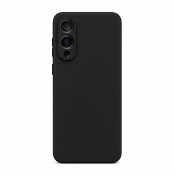 Soft Silicone Case for Samsung Galaxy S25 EDGE - Black