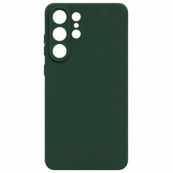 Soft Silicone Case for Samsung Galaxy S25 Ultra - Dark Green