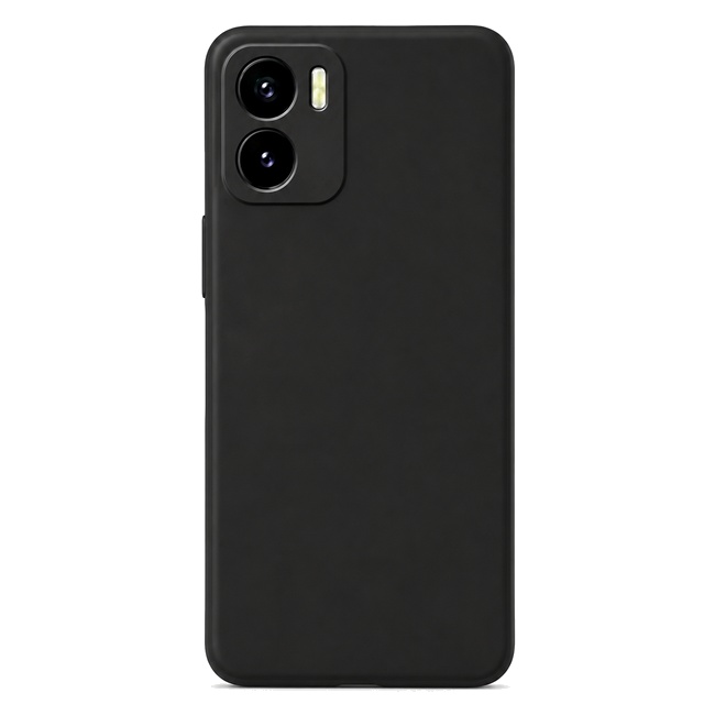 Soft Silicone Case for Vivo Y01 - Black