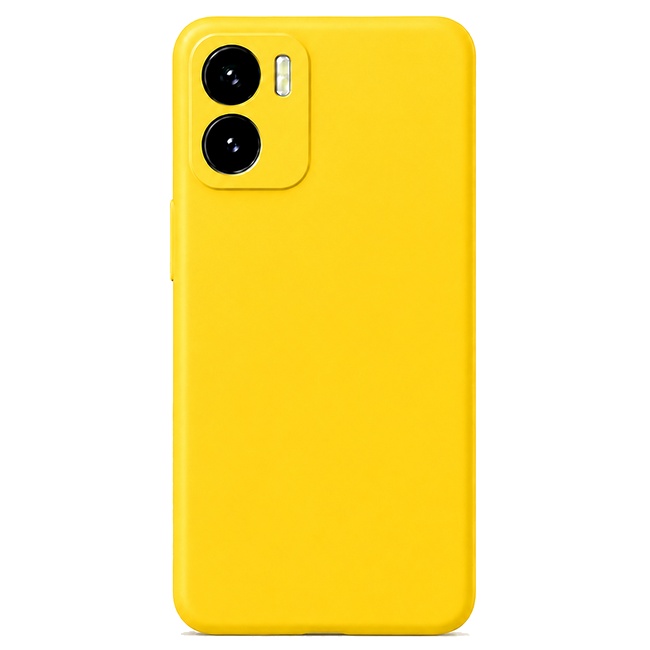 Soft Silicone Case for Vivo Y01 - Yellow