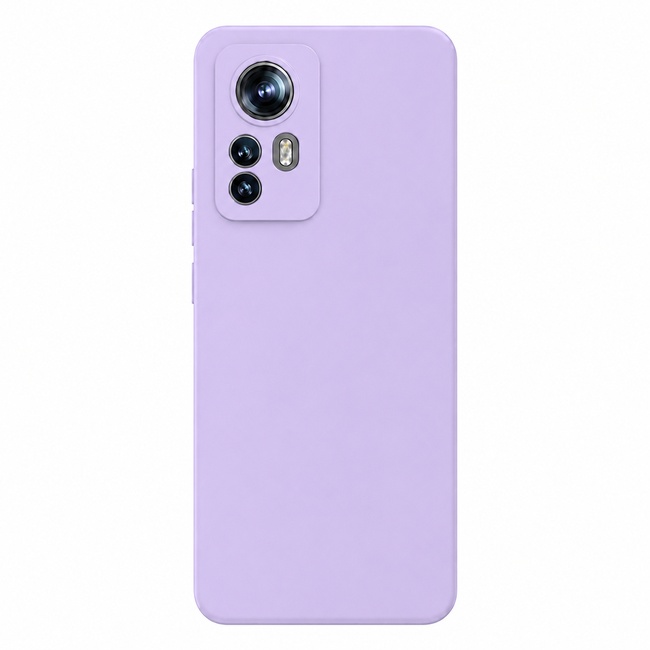 Μαλακή θήκη σιλικόνης για Xiaomi 12 Pro - λιλά