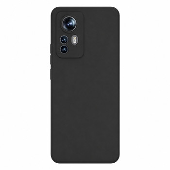 Soft Silicone Case for Xiaomi 12 Pro - Black