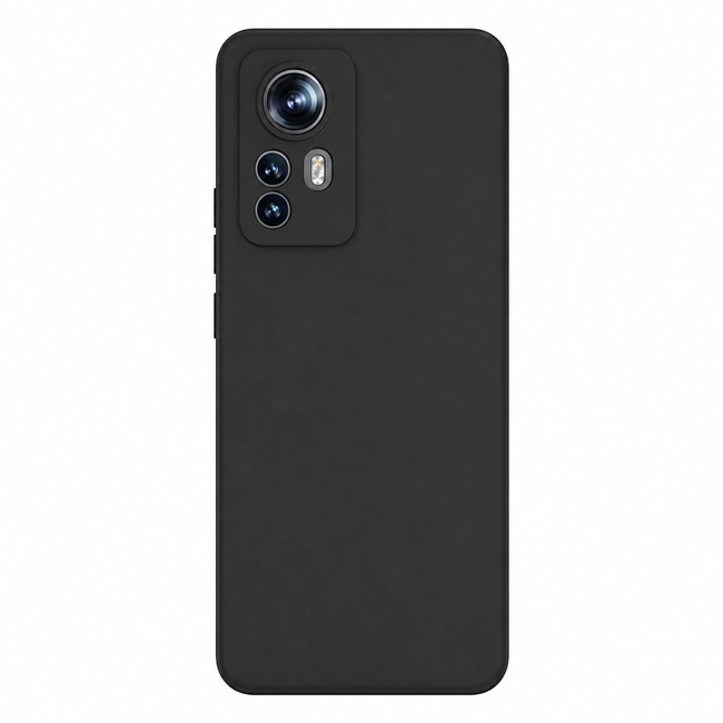 Μαλακή θήκη σιλικόνης για Xiaomi 12 Pro - μαύρη