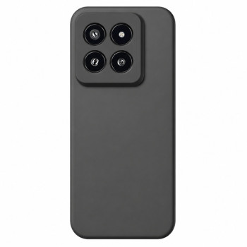 Soft Silicone Case for Xiaomi 14 Pro - Black