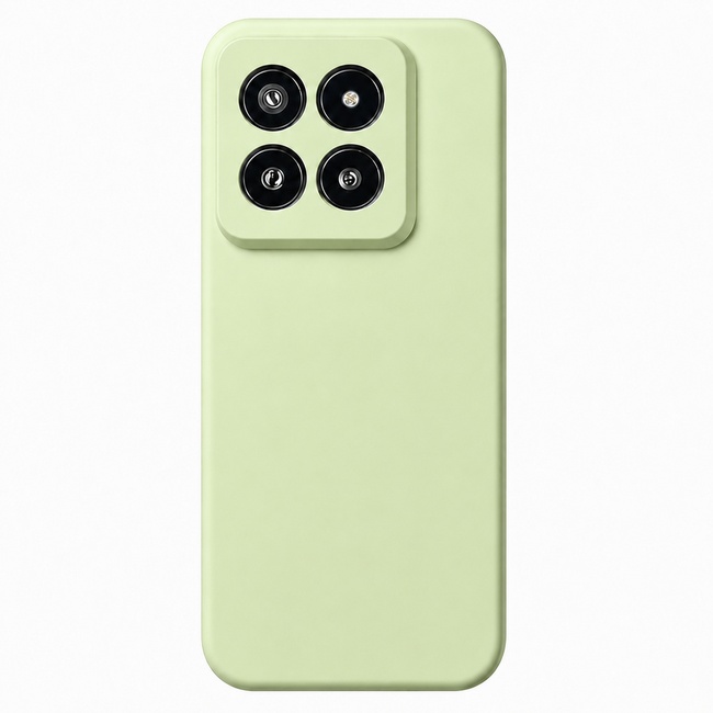 Μαλακή θήκη σιλικόνης για Xiaomi 14 Pro - φιστικί