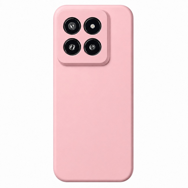 Μαλακή θήκη σιλικόνης για Xiaomi 14 Pro - ροζ