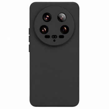 Soft Silicone Case for Xiaomi 14 Ultra - Black