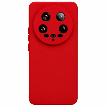 Soft Silicone Case for Xiaomi 14 Ultra - Red