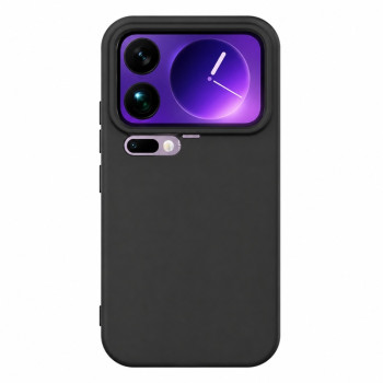 Soft Silicone Case for Xiaomi 17 Pro Max - Black