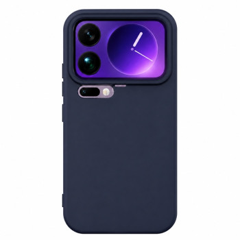 Soft Silicone Case for Xiaomi 17 Pro Max - Navy Blue