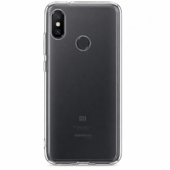 Διάφανη θήκη σιλικόνης για Xiaomi Mi A2 LITE - διάφανη