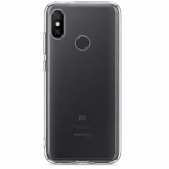 Διάφανη θήκη σιλικόνης για Xiaomi Mi A2 LITE - διάφανη