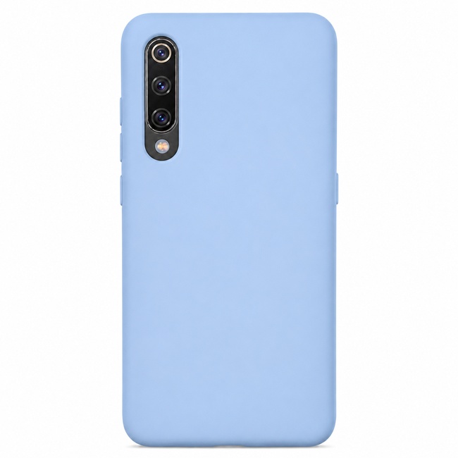 Θήκη σιλικόνης για Mi 9 Lite - γαλάζια