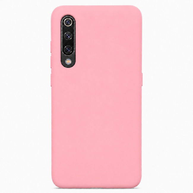 Θήκη σιλικόνης για Mi 9 Lite - ροζ