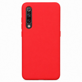 Θήκη σιλικόνης για Mi 9 Lite - κόκκινη