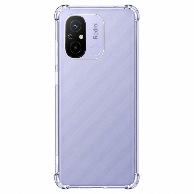 Διάφανη θήκη σιλικόνης για Xiaomi Redmi 12C - διάφανη