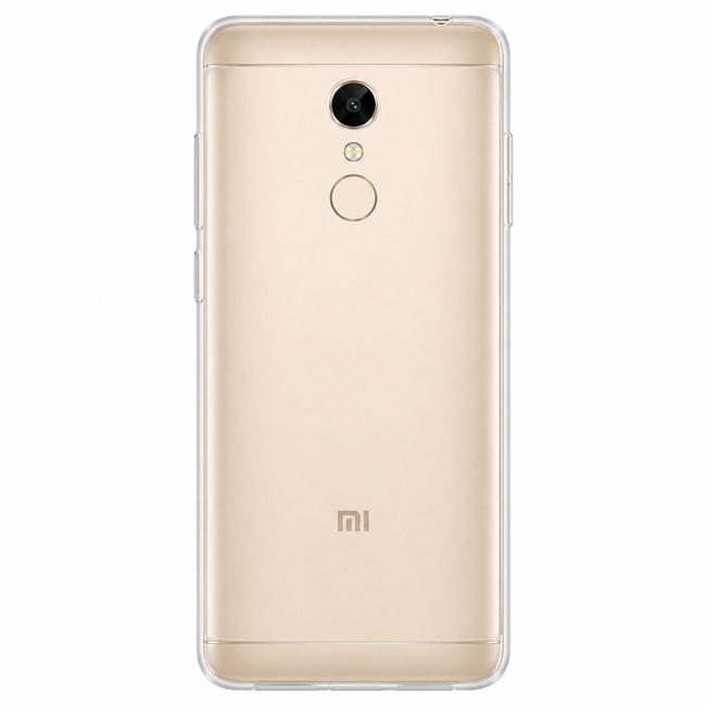 Διάφανη θήκη σιλικόνης για Xiaomi Redmi 5 Plus - διάφανη