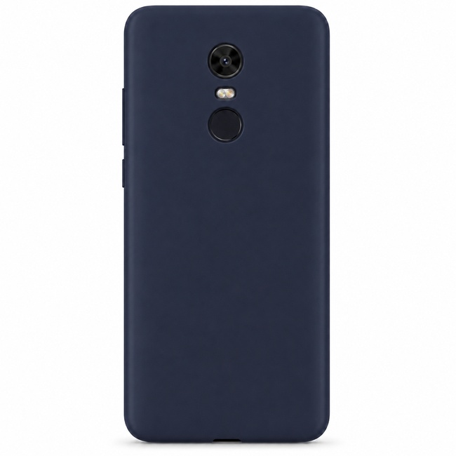 Θήκη σιλικόνης για Xiaomi Redmi 5+ - μπλε ναυτικό