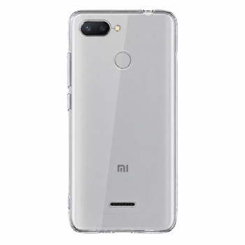 Διάφανη θήκη σιλικόνης για Xiaomi Redmi 6 - διάφανη