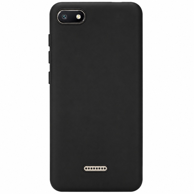 Θήκη σιλικόνης για Xiaomi Redmi 6A - μαύρη