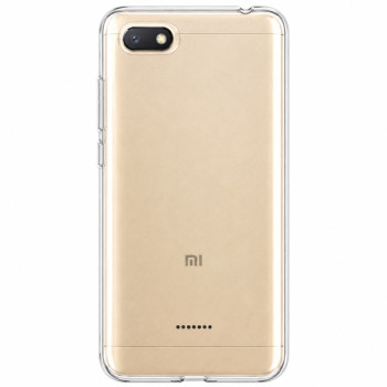 Διάφανη θήκη σιλικόνης για Xiaomi Redmi 6A - διάφανη