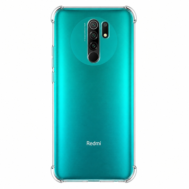 Διάφανη θήκη σιλικόνης για Xiaomi Redmi 9 - διάφανη