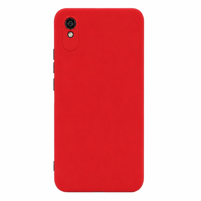Θήκη σιλικόνης για Xiaomi Redmi 9A - κόκκινη