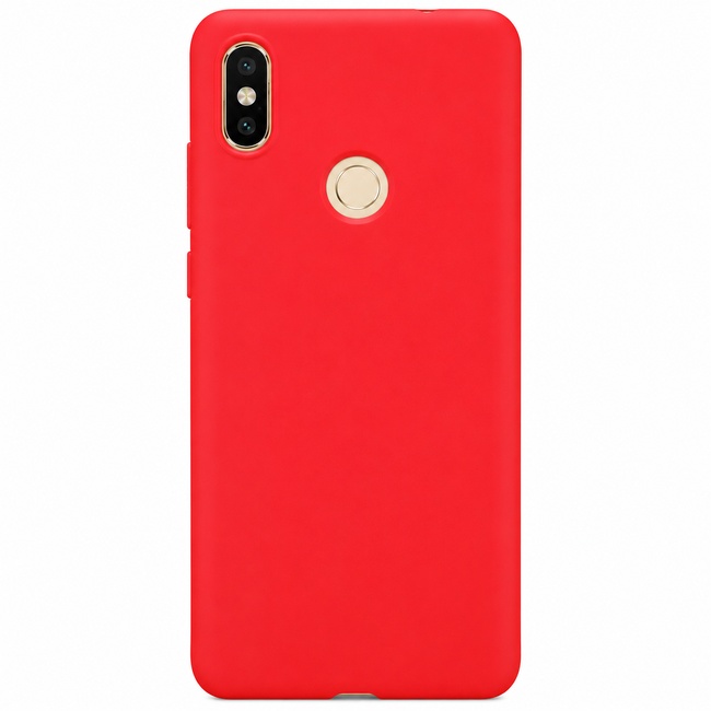 Θήκη σιλικόνης για Xiaomi Redmi Note 5 Pro - κόκκινη