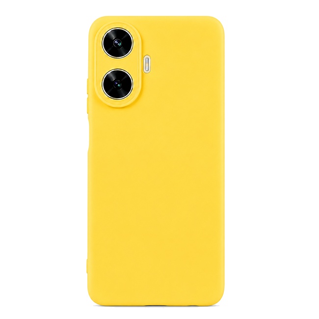 Soft Silicone Case for Realme C55 - Yellow