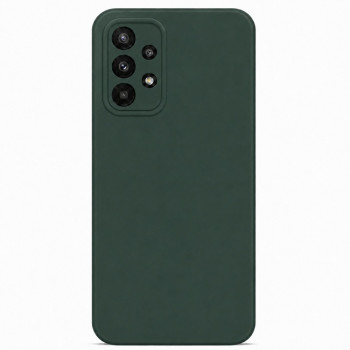 Soft Silicone Case for Samsung Galaxy A13 4G - Dark Green
