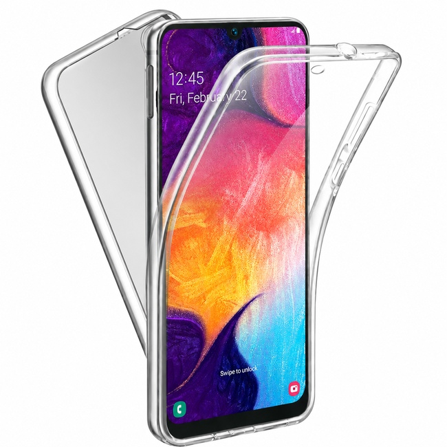360 Full Cover Case with Glass για Apple iPhone 6 Plus - ασημί