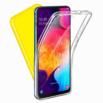 360 Full Cover Case with Glass για Apple iPhone 6 Plus - κίτρινη