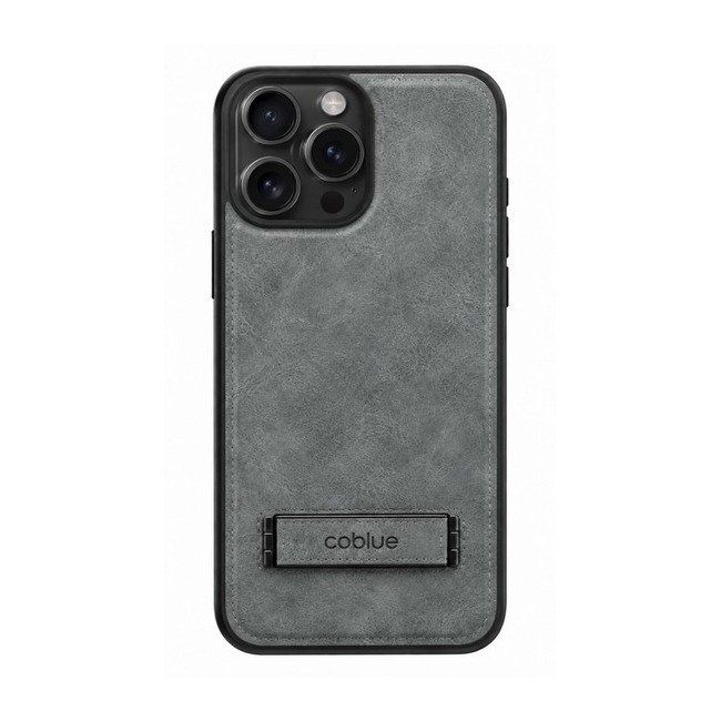 Δερμάτινη Θήκη Coblue All-Inclusive Anti-Drop με Stand για Apple iPhone 13 Pro - Γκρι