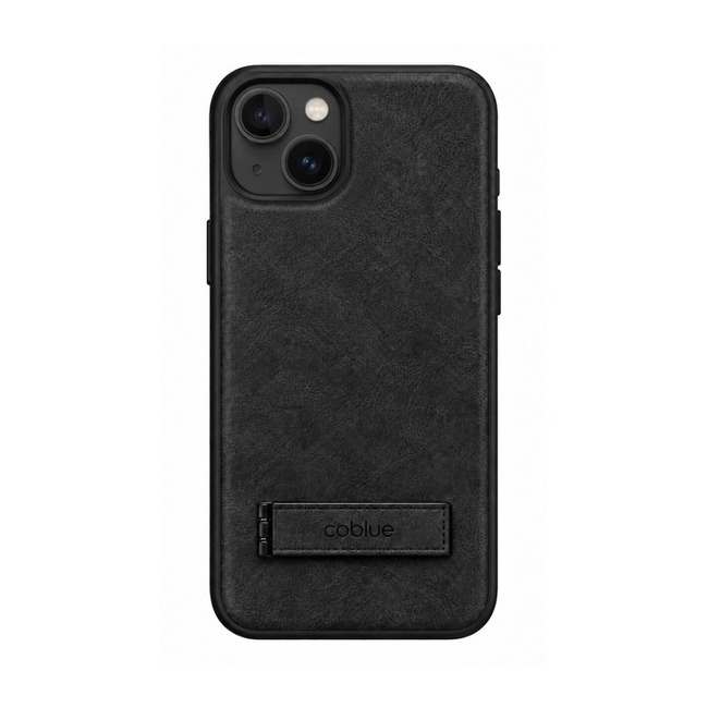 Δερμάτινη Θήκη Coblue All-Inclusive Anti-Drop με Stand για Apple iPhone 14 - Μαύρο