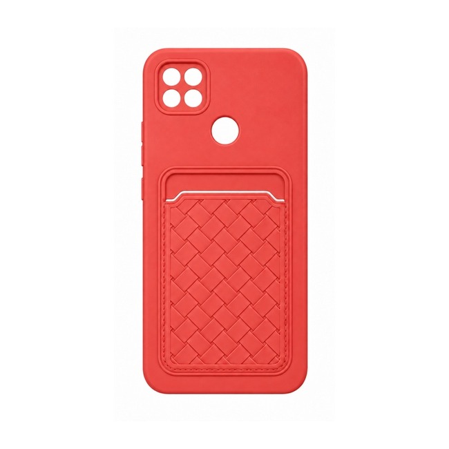 Θήκη Σιλικόνης με Υποδοχή Κάρτας για Xiaomi Redmi 9C - Ροζ