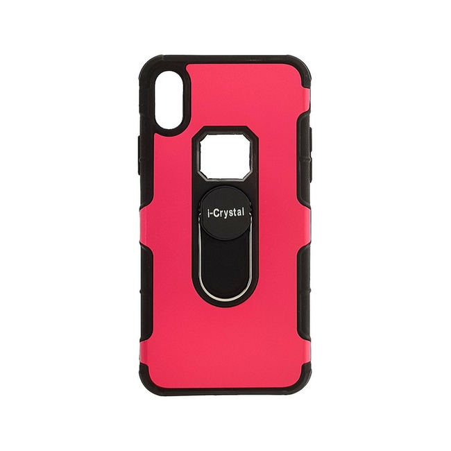 Θήκη I-Crystal για Apple iPhone X / Apple iPhone XS - Φούξια