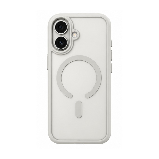 Μαγνητική Ματ Θήκη PL-52 με Απαλή Υφή για Apple iPhone 17 - Γκρι