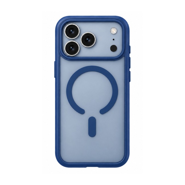Μαγνητική Ματ Θήκη PL-52 με Απαλή Υφή για Apple iPhone 17 Pro Max - Μπλε