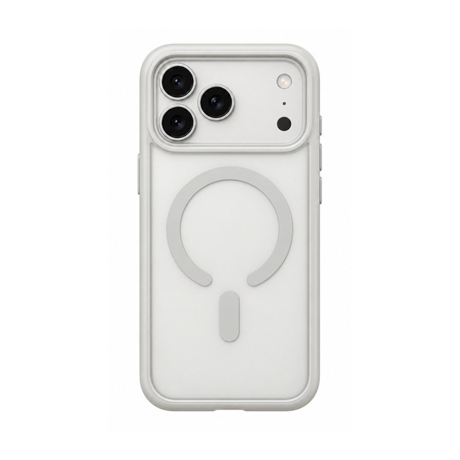 Μαγνητική Ματ Θήκη PL-52 με Απαλή Υφή για Apple iPhone 17 Pro - Γκρι