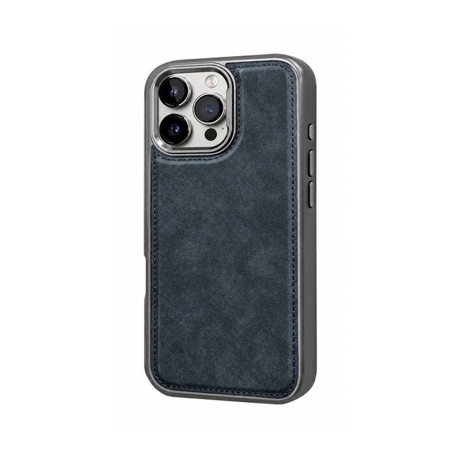 Μαγνητική Δερμάτινη Θήκη Piblue Metal για Samsung Galaxy S24 Ultra - Μαύρο