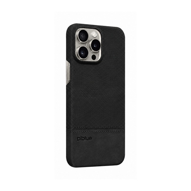 Δερμάτινη Αντιολισθητική Θήκη Piblue Half-Pack για Apple iPhone 14 Pro - Μαύρο