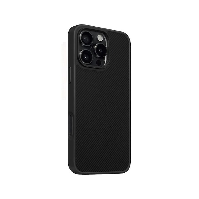 Θήκη Piblue TPU με Σχέδιο Carbon Fiber για Apple iPhone 16 Pro - Μαύρο
