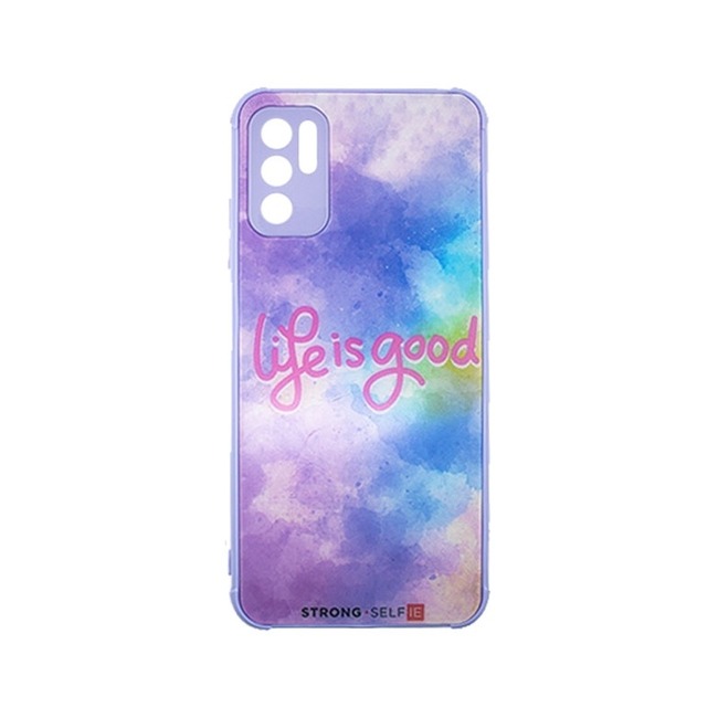 Θήκη Σιλικόνης με Σχέδιο για Xiaomi Redmi Note 10 5G - Life Is Good